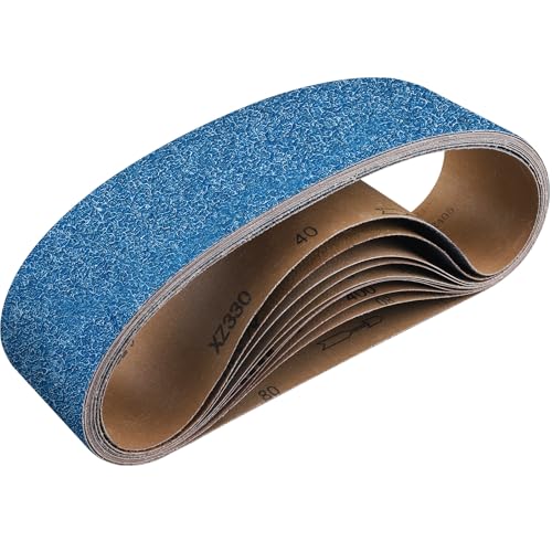 Image of 6-Piece Premium 4 x 36 Inch Zirconia Sanding Belts 40 Grit