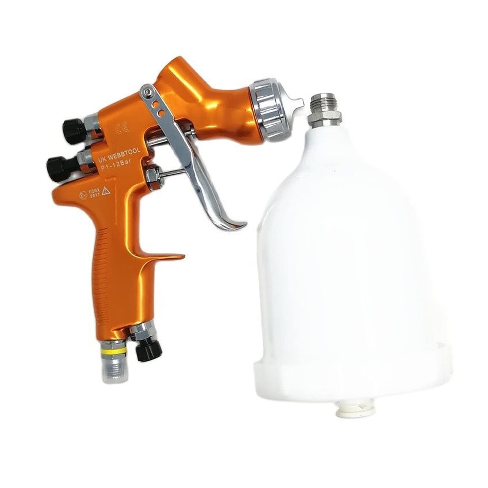 Pistolet do malowania, Pistolet Samochodowy Pistolety Lakiernicze Samochodowe Wysoka Atomizacja 1,3 Mm Dysza Ze Stali Nierdzewnej Pistolety Malarskie HVLP do mebli, szafek, płotów, ścian, drzwi