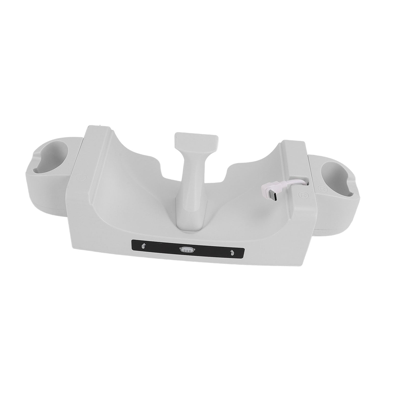 Estación de Carga VR Indicador LED de Montaje de Montaje de Pared VR para Auriculares VR y Controlador táctil con 2 baterías y Cable USB C