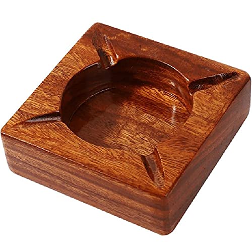 Cendrier bois sans couvercle porte-cendres smokeless extérieur
