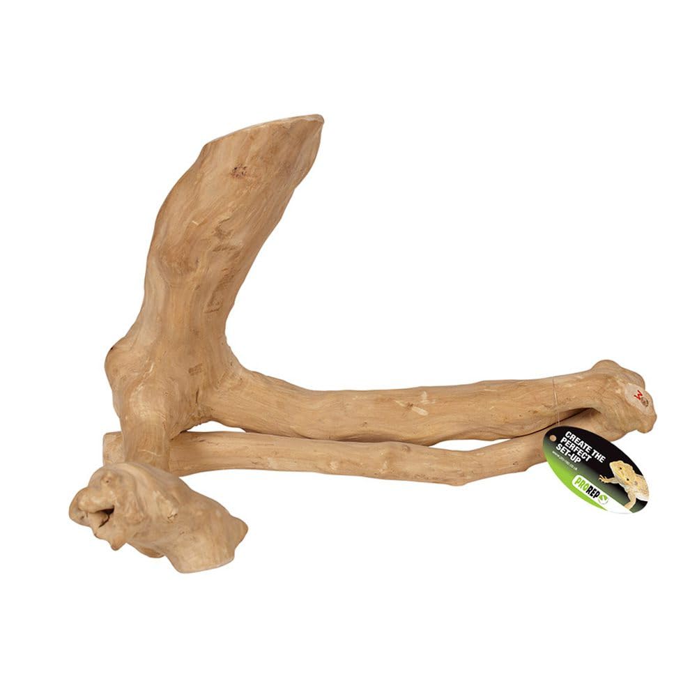 ProRep Jakarta Reptile Branch Medium | Natural Coffee Wood Climbing Branch | Arboreal Vivarium & Terrarium Decor | Basking & Enrichment Accessory | Approx. 500mm