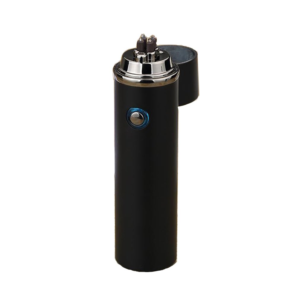 Oiikury Plasma Lighter Rechargeable Splash and Windproof Flameless Lighter Butane Free Revolutionary Electric Lighter Dual Arc (Black)