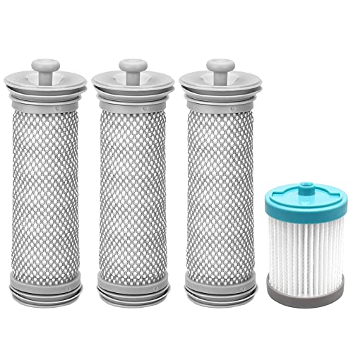 VideoPUP �����p�v��HEPA�t�B���^�[3��&�^��t�B���^�[1�� Tineco A10 Hero/Master Upright Vacuum A11 Hero/Master Vacuum PURE ONE S12 Vacuum