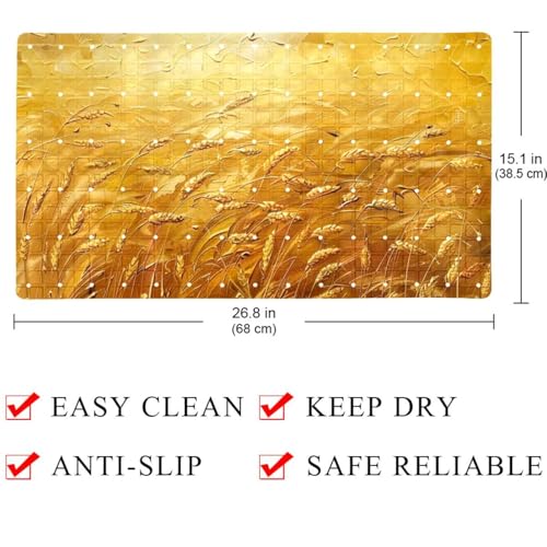 Tapis de bain antidérapant de qualité supérieure extra long et doux