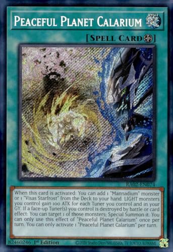 Peaceful Planet Calarium (Secret Rare) - RA02-EN074 - Secret Rare - 1st Edition