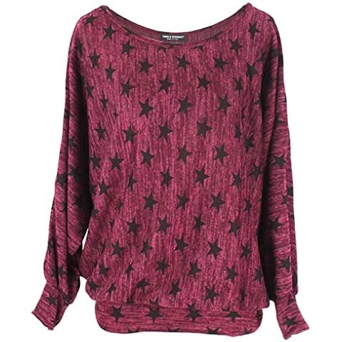 Emma & Giovanni - T-Shirt/Jumpers - Women (XL-XXL, Bordeaux) Cover