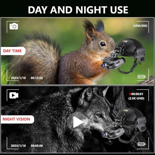 Lunettes de vision nocturne caméra vidéo HD 1080P binoculaires infrarouges pour casque