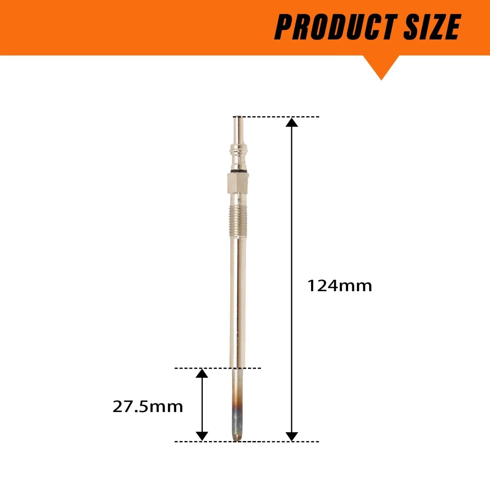 Set di candelette di preriscaldamento per Auto per C-Max, Fusion, Fiesta, Focus 0100276012 GN056 0250204002 Ricambi per candelette di preriscaldamento Motore 4 Pezzi