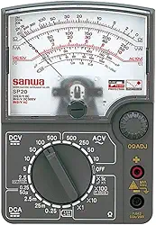 Japan SANWA SP20 Analog Multimeter DC High Volotage & Temperature Measurable SP-20!(SP20)
