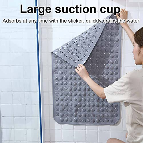 Tapis de baignoire avec ventouses lavable et antidérapant - 3