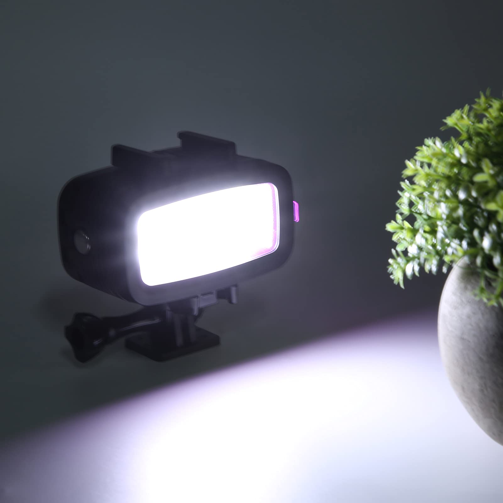 Luce LED Subacquea Piccola Luce di Riempimento per Fotocamera Subacquea Impermeabile 5500K per Uso Fotografico e Video ABS 1 unità