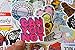 Pudada 100 PCS Variety Stickers Pack, Colorful Vinyl Sticker Bulk for Hydroflask Water Bottle Computer Laptop Phone Skateboard, Waterproof Cute Vsco Aesthetic Kawaii Decals for Teens Girls Kids Gift