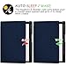 GOVTVA Protective Folio Case for 8.2'' iFLYTEK AINOTE Air 2, Ultra-Thin Lightweight Trifold Protective Cover with Built-in Pen Holder Auto Sleep/Wake for AINOTE Air2 Tablet (Cloth Bark Blue)
