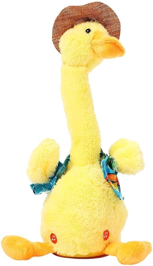 Dancing Duck Talking Toy, Duck Plush Toy, Wriggle Singing Recording Repeat What You Say Funny Education Toys for Babies Children Playing(Multicolor) (B0DHLLGNVH) Amazon Price History, Amazon Price Tracker