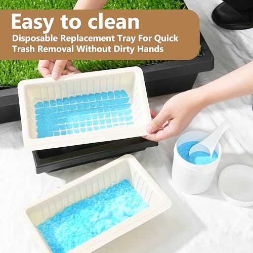 20-Pack-Pet-Loo-Pee-Pod-Refills-with-Sponge-Compatible-with-PetSafe-Portable-Dog-Potty-Dog-Litter-Box-Disposable-Dog-Potty-Tray-Cornstarch-Material-Urine-Disposal-Pet-Loo-NOT-Included 20 Pack Pet Loo Pee Pod Refills with Sponge Compatible with PetSafe Portable Dog Potty Dog Litter Box Disposable Dog Potty Tray Cornstarch Material Urine Disposal Pet Loo NOT Included