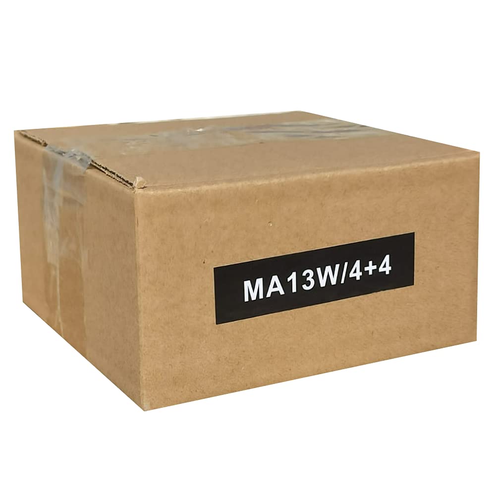 1 subwoofer MASTER AUDIO MA13W/4+4 da 13 cm 130 mm 5" 80 watt rms 160 watt max doppia bobina 4+4 ohm dual voice coil sospensione in gomma, 1 pezzo