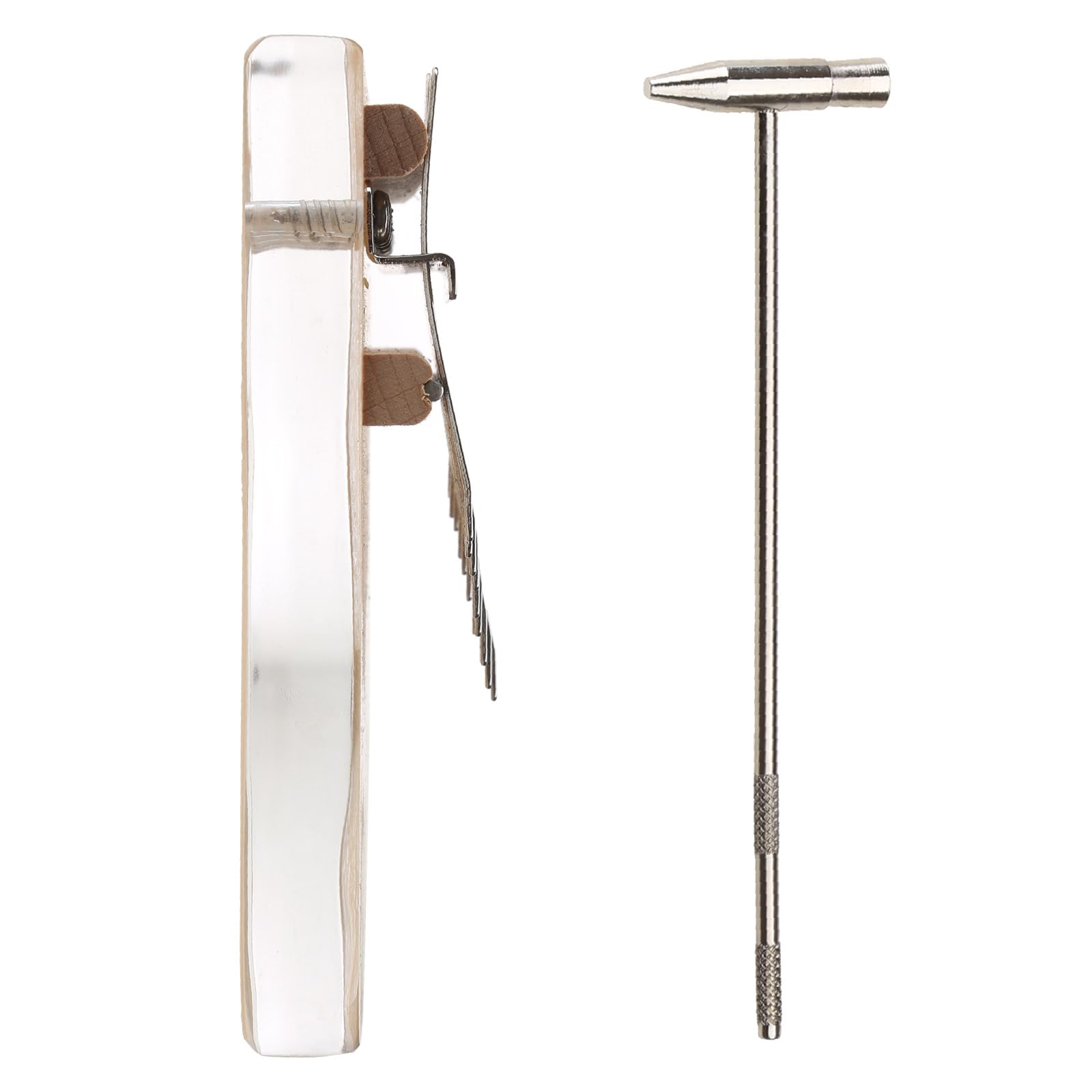 Kalimba 17 Tasti In Acrilico Trasparente - Pianoforte Da Pollice Con Custodia EVA Per Principianti