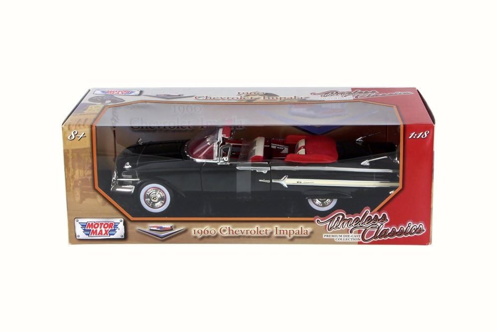 Amazon.com: Motormax 1:18 1960 Impala Convertible Vehicle, for