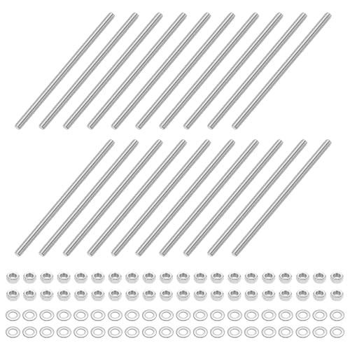 uxcell 20 S˂bh M4 x 80mm XeXX`[ Ep˂bh ibgƃtbgbV[t NvAnK[AU{gp̊SX^bhbho[