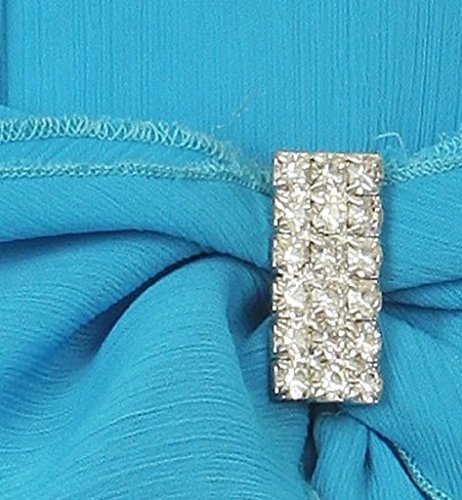 Little Girls Sleeveless Yoryu Chiffon Rhinestone Party Easter Flower Girl Dress4