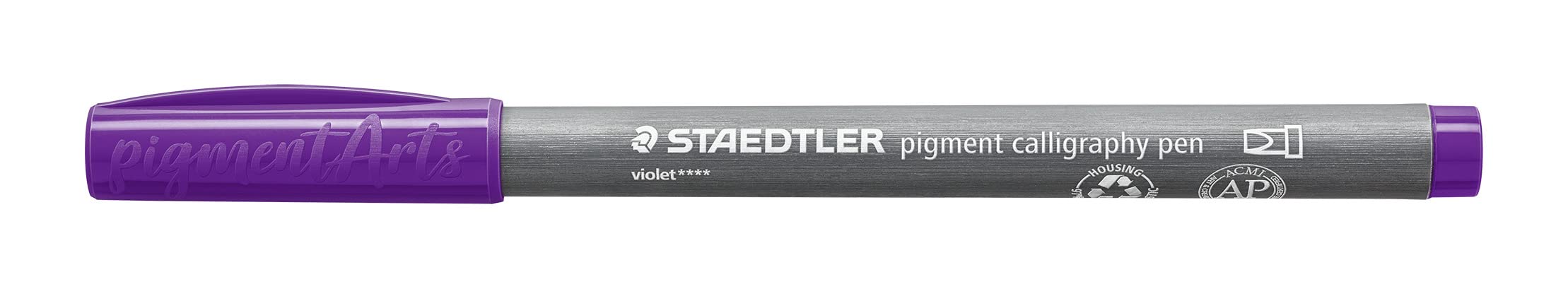 STAEDTLER 375-6 Pigment Arts Calligraphy Pen - Violet (Box of 10), standard - Image 2