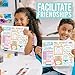 Hadley Designs All About Me Posters Elementary - 20 Star Student Poster Kindergarten, 11x14 All About Myself Star of The Week Poster Preschool, Pastel PreK Classroom Must Haves