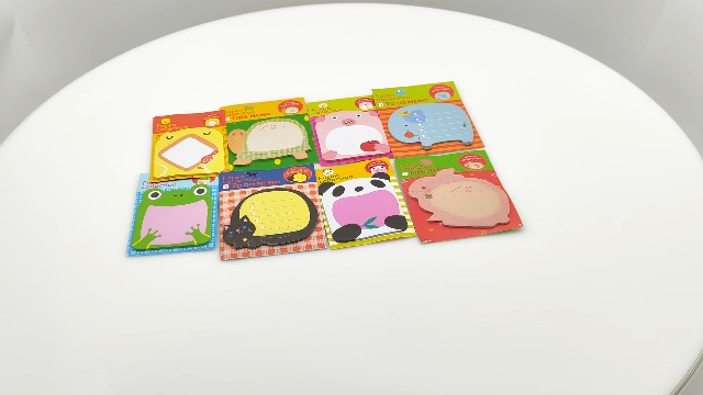 32 Pezzi Blocchetti Memo Adesivi Animali Colorati - 640 Foglietti Sticky Notes Per Ufficio E Scuola - Foto 13