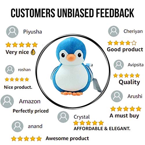 Image of HUG 'n' FEEL SOFT TOYS Penguin Soft Toy|Baby Toys|Kids Toy|Soft Toy|Toy for Girl|Birthday Gift for Girl Plush & Stuffed Toys