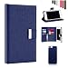 iPhone 7 Plus Case, Detachable Magnetic Large Storage Premium PU Leather Slim Folio Case Cover Holder Wallet Case for Apple iPhone 7 Plus with [KickStand][12 Card Slots] (Navy Blue)