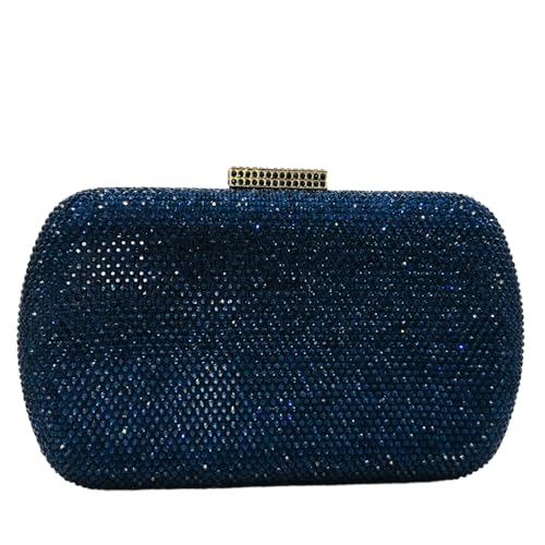 Image of Boutique De FGG Mini Rhinestone Clutch Purse,Evening Bags and Clutches for Women Formal,Crystal Clutch Bag Wedding Handbags