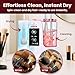 Serena Beauty Automatic Electric Makeup Brush Cleaner Machine – 3-in-1 Automatic Makeup Brush Cleaner & Dryer, USB Powered, 5 Min Auto-Cycle, Cleans & Dries Multiple Brushes in 5 min.
