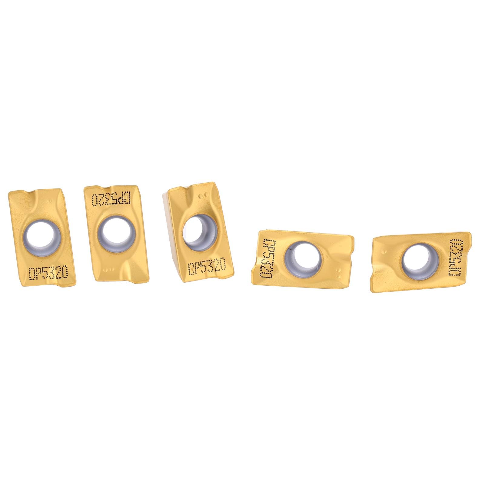 APMT1604 PDER DP5320 Inserto per Fresatura in Carburo Cementato 10 Pezzi per Ferro Rame Alluminio