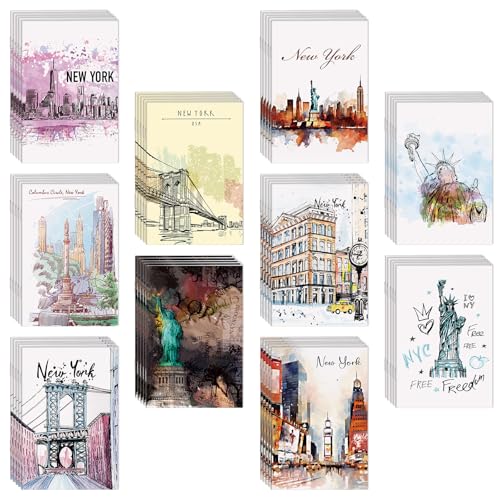 Sinload 100 Pcs New York Travel Gift Pocket Notebook Bulk New York Souvenirs Classic Nyc Gifts &...