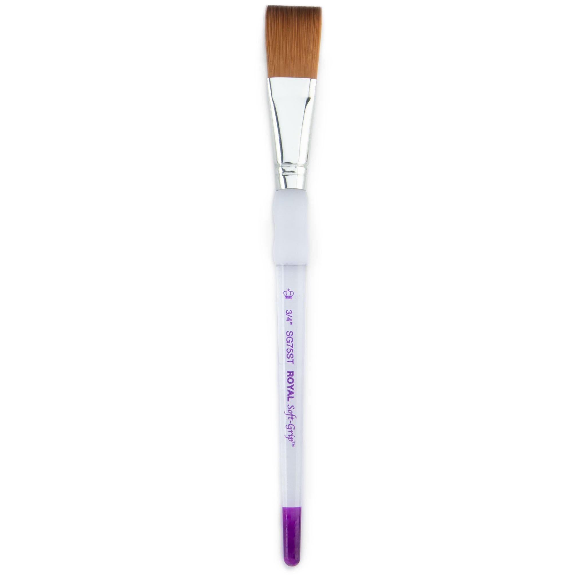 Royal & Langnickel Soft Grip Synthetic Sable Watercolour Paint Brushes (Stroke 3/4")