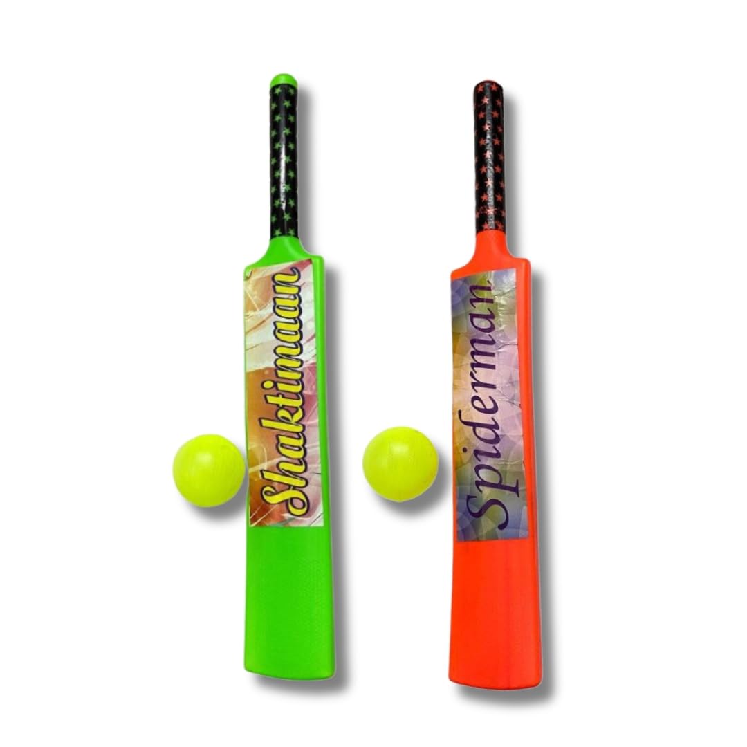 Combo of 2 Plastic bat for Kids Boys and Girls with Plastic Ball Toys for Kids | Years 5 Years and Above Cricket Sports Toys (B0CZP5PDHX) Amazon Price History, Amazon Price Tracker