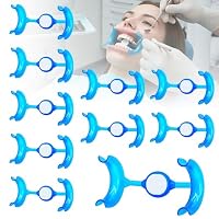Dental Wange Retractor mit Spiegel, M Form Mundöffner für Zähne Whitening & Reparatur, Oral Orthodontik, Lippenschutz Zahnarzt Zubehör, 10 Stück