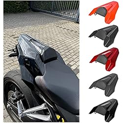 FATExpress CB650R CBR650R Accesorios Motocicleta ABS Pasajero Trasero Pasajero Solo Asiento Cubierta del capó Motor Carenado Cola Trasera para 19 20 CB 650 R CBR 650R 2019 2020 (Negro Mate)