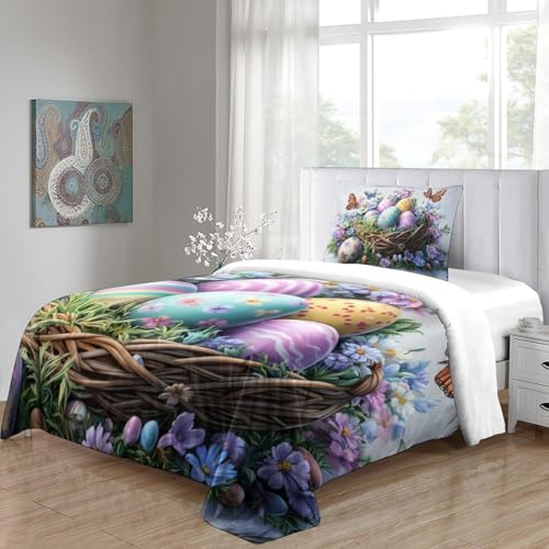 Parure de lit enfants sur le thème de Pâques pour décorer une chambre de garçon - 5