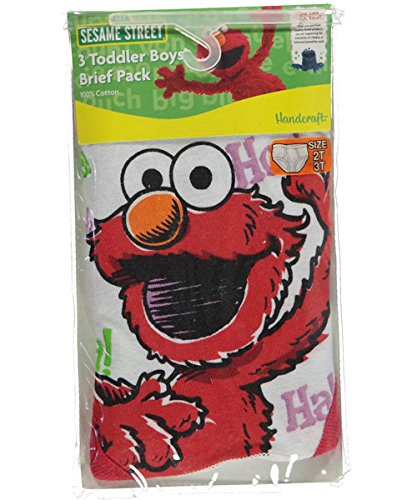 Sesame Street Elmo 3 Toddler Boys' Brief Pack (2T/3T)4