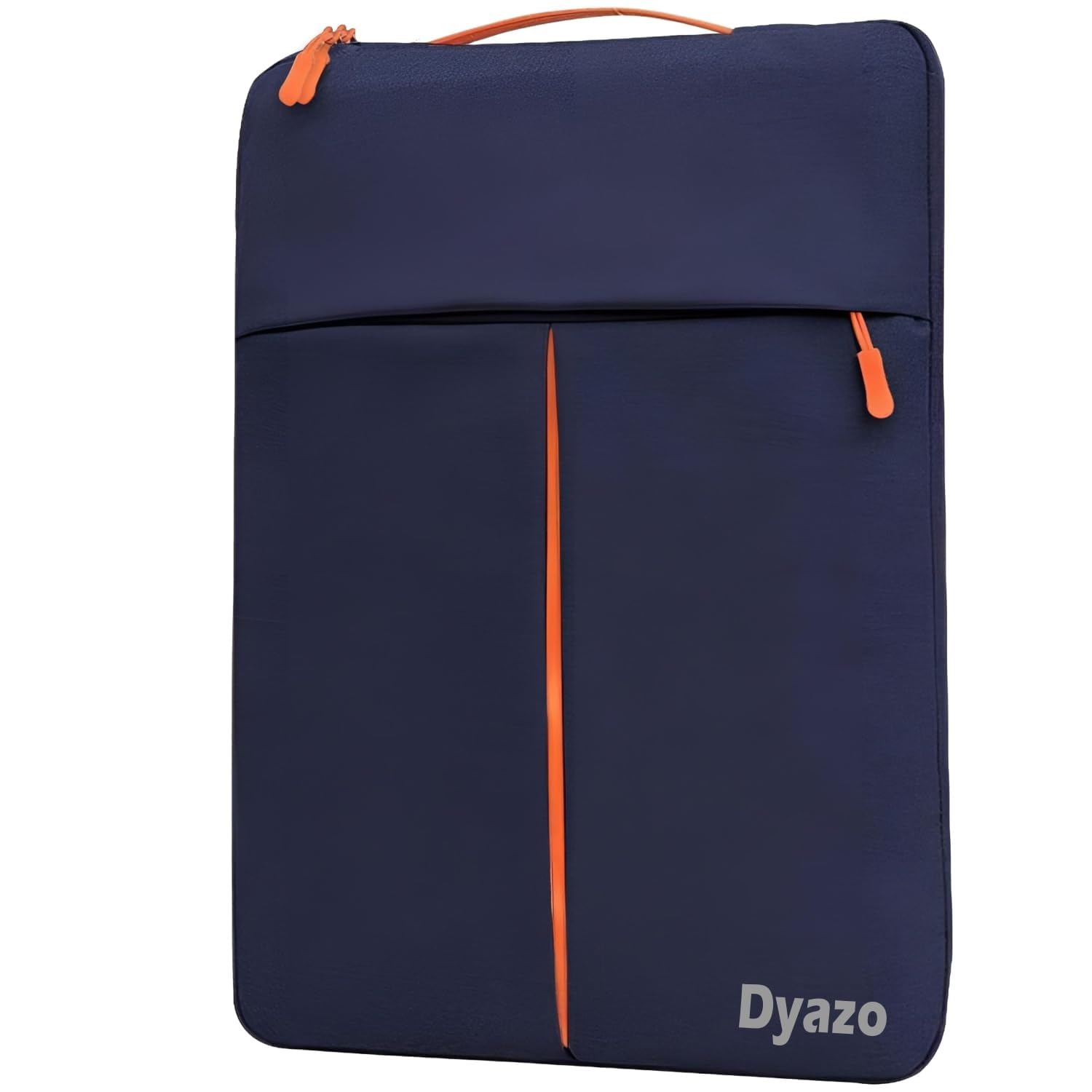 Dyazo Laptop Sleeve Case 13-13.3 Inch | Slim Protective Cover with Handle & Front Accessories Pocket | Compatible for MacBook Air/Pro, HP, Dell, Lenovo & Other Notebooks (Blue & Orange)