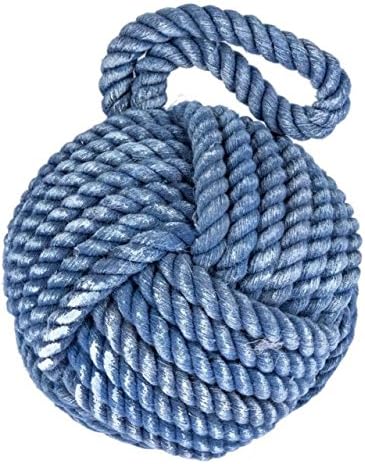 Nautical Knot Door Stopper - Blue