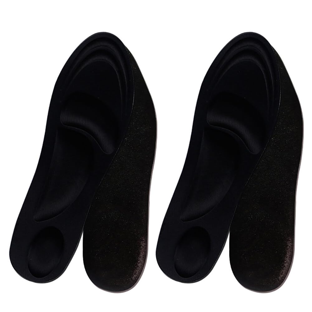 Men Full Length Orthotic Inserts 2 Pairs 4D Arch Support Insoles Insert for Flat Feet Plantar Fasciitis Feet