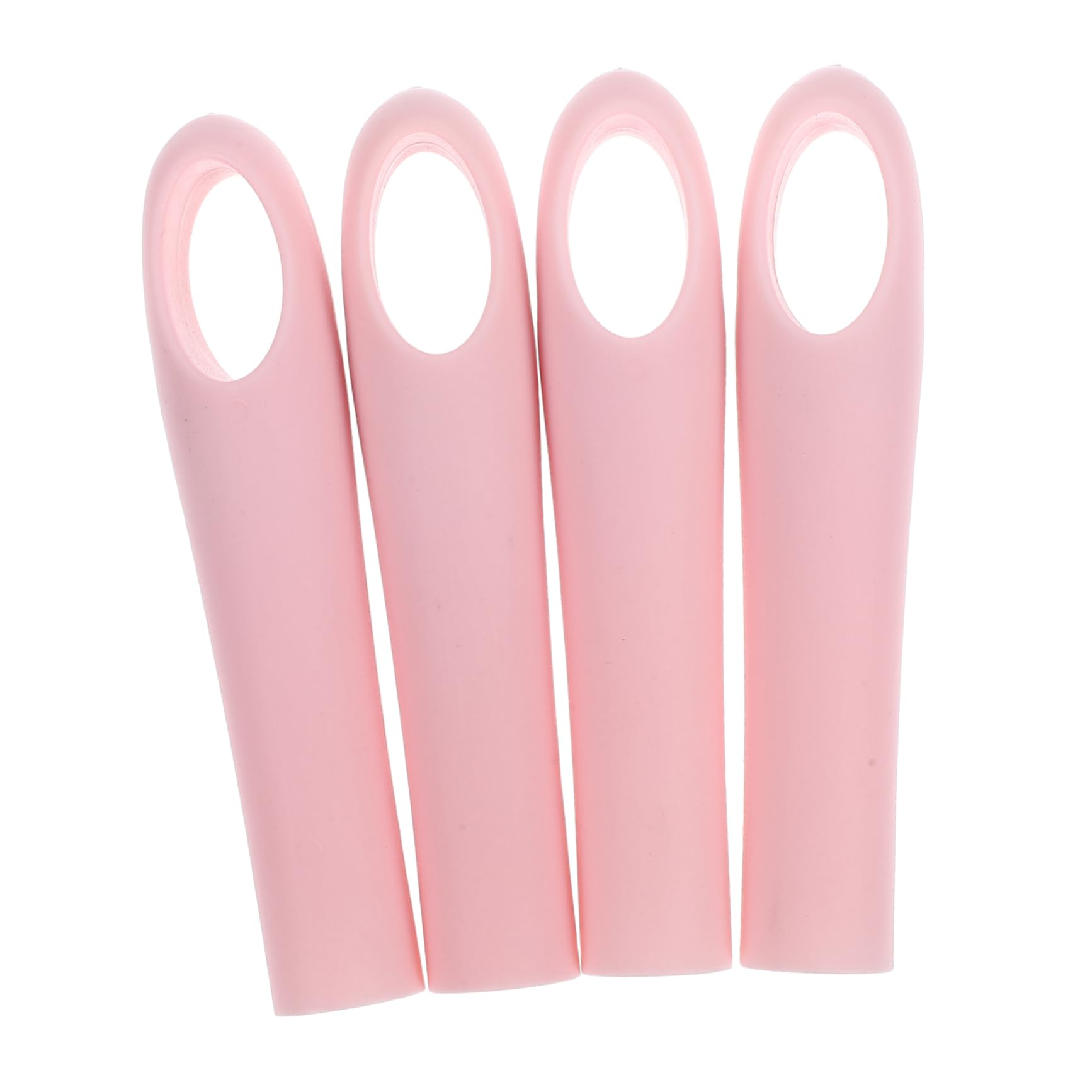 FRCOLOR 4pcs Mop Handle Replacement Caps Non- Grips for Mop Rods Broom Handle Covers Cleaning Tools Hanging for Easy Storage