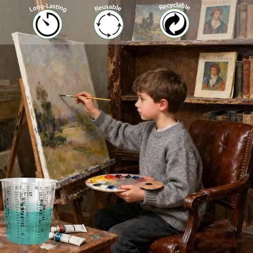 25 piezas vasos medidores 64 oz de plástico desechable miniatura 6