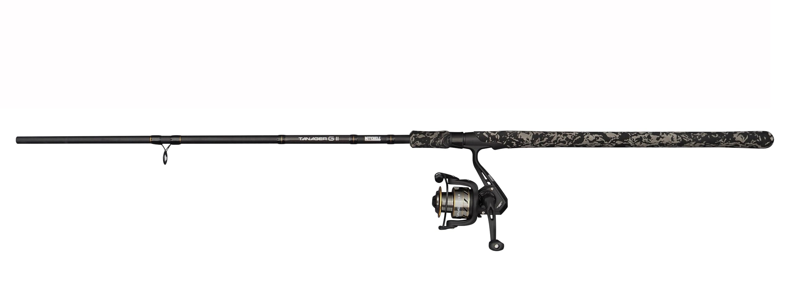 Mitchell Tanager G2 Feeder Combo | Ensemble De 3 Cannes à Pêche Grossière Et Moulinets | La Carpe, La Brème Et Le Barbeau | Débutants à Intermédiaires | Black, 3.30m Moderate Fast