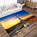 XuJinzisa Tapis De Paysage Urbain Français Chambre Flanelle Éponge Tapis De Cuisine Antidérapant Tapis Doux Tapis D'Entrée À La Maison Tapis De Couloir O4074 140X200Cm