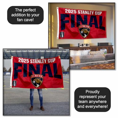 Drapeau Finale Coupe Stanley 2025 Florida Panthers par WinCraft