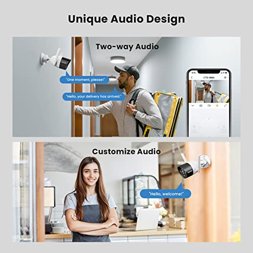 Tenda Outdoor Security Camera with Color Night Vision - Image 4