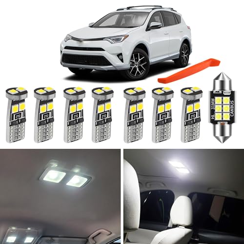 Kit Completo de Lámparas LED Interiores para Toyota RAV4 2016-2022 miniatura 1