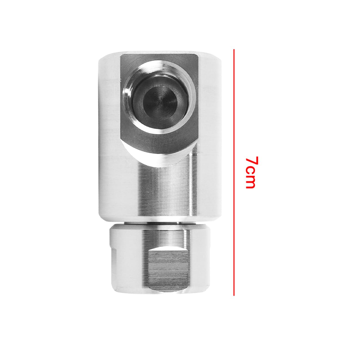 Avvolgitubo girevole da 1/2" in acciaio per impieghi gravosi 5024-Ni-AL FXF con raccordo per grasso, passanti rotanti industriali, filettatura femmina da 1/2" NPT, 5000 PSI